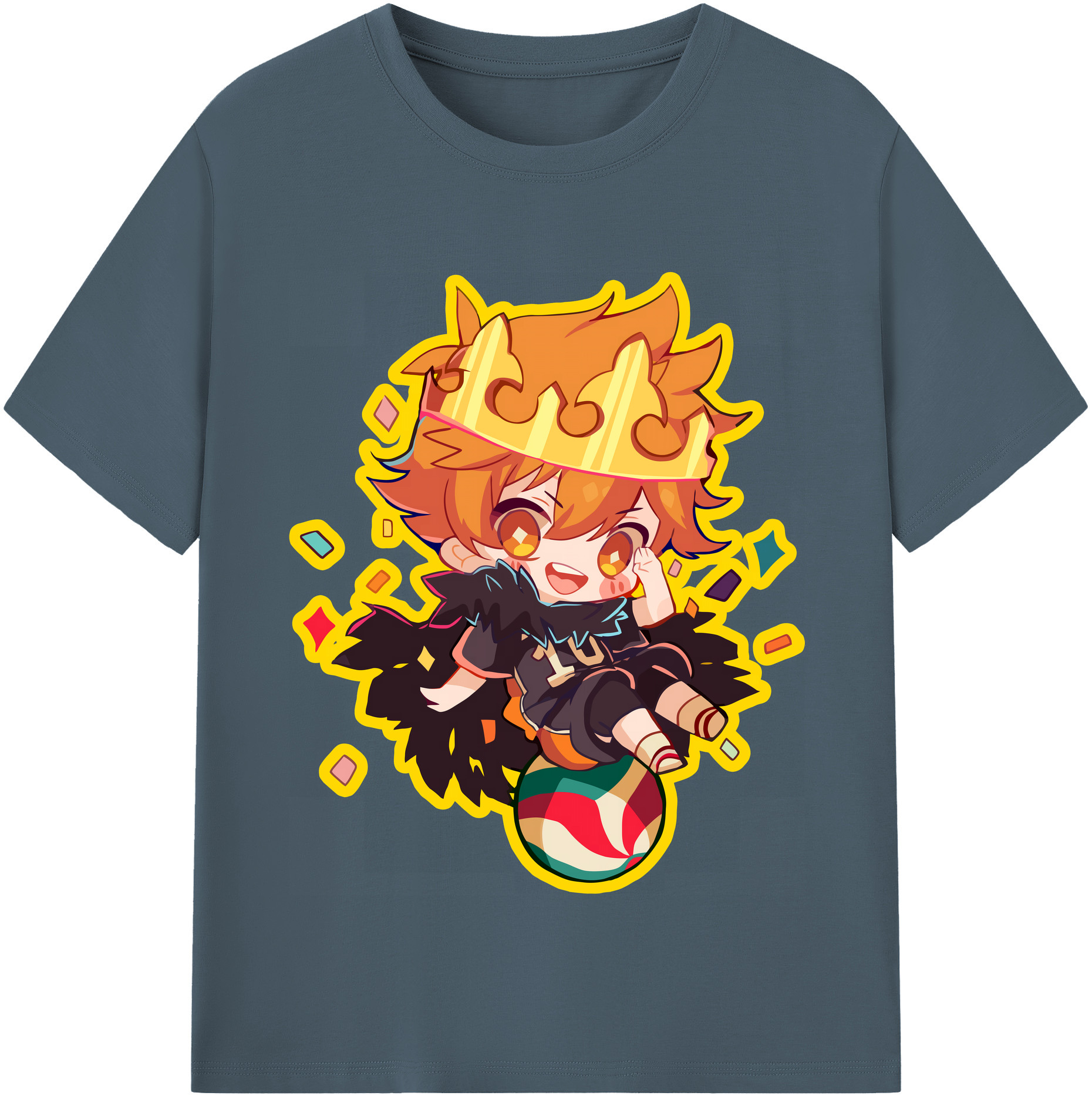 （画像用） ハイキュー!! Haikyu!! 綿100％半袖Tシャツ（フロントプリント）